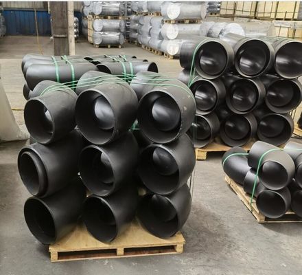 ASME B16.9 Złączki do rur spawanych doczołowo SCH10 SCH20 STD SCH40 SCH80 Kolanko ze stali czarnej