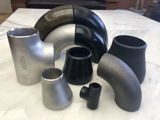 jakość  45D 90D 180D Carbon Steel Butt Welded Pipe Fittings ASME B16.9 B16.28 A234WPB fabryka