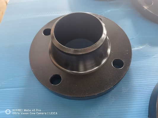 Wn 150lbs Gwintowany kołnierz rurowy Dn200 Asme A105n Czarna farba