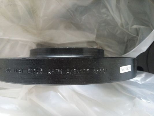 ANSI B 16.5 &amp; ASME B16.47 CARBON STEEL A 105 CZARNY LAKIER 1/2&quot;-48&quot; WSUWANY KOŁNIERZ