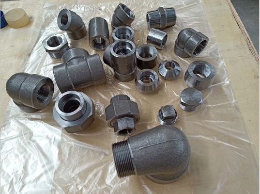 Złączka ocynkowana ogniowo ASME B16.11 ASTM A105 Trójnik łokciowy 3000LB