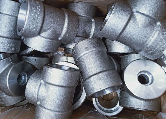 ASME B16.11 A105 Kolano 3000 Lbs Gwintowane złączki ze stali kutej do spawania Welding