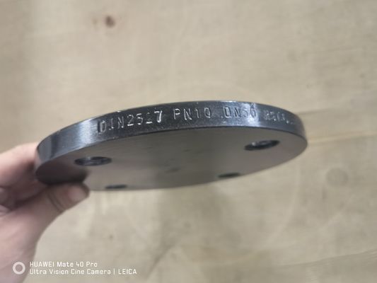 EN1092-1 Kołnierz zaślepiający TYP05 DIN2527 PN16 DN200 Kuta stal węglowa P250GH P245GH