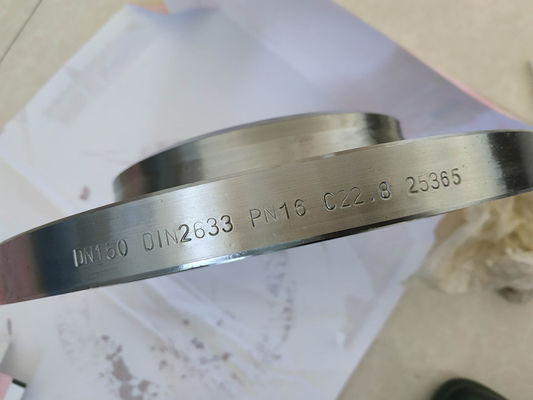 Stalowy Wnrf Pn25 Ss316 Ocynkowany kołnierz rurowy Żółty obraz Bs4504 Standard