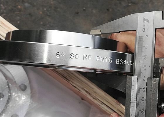 Stalowy Wnrf Pn25 Ss316 Ocynkowany kołnierz rurowy Żółty obraz Bs4504 Standard